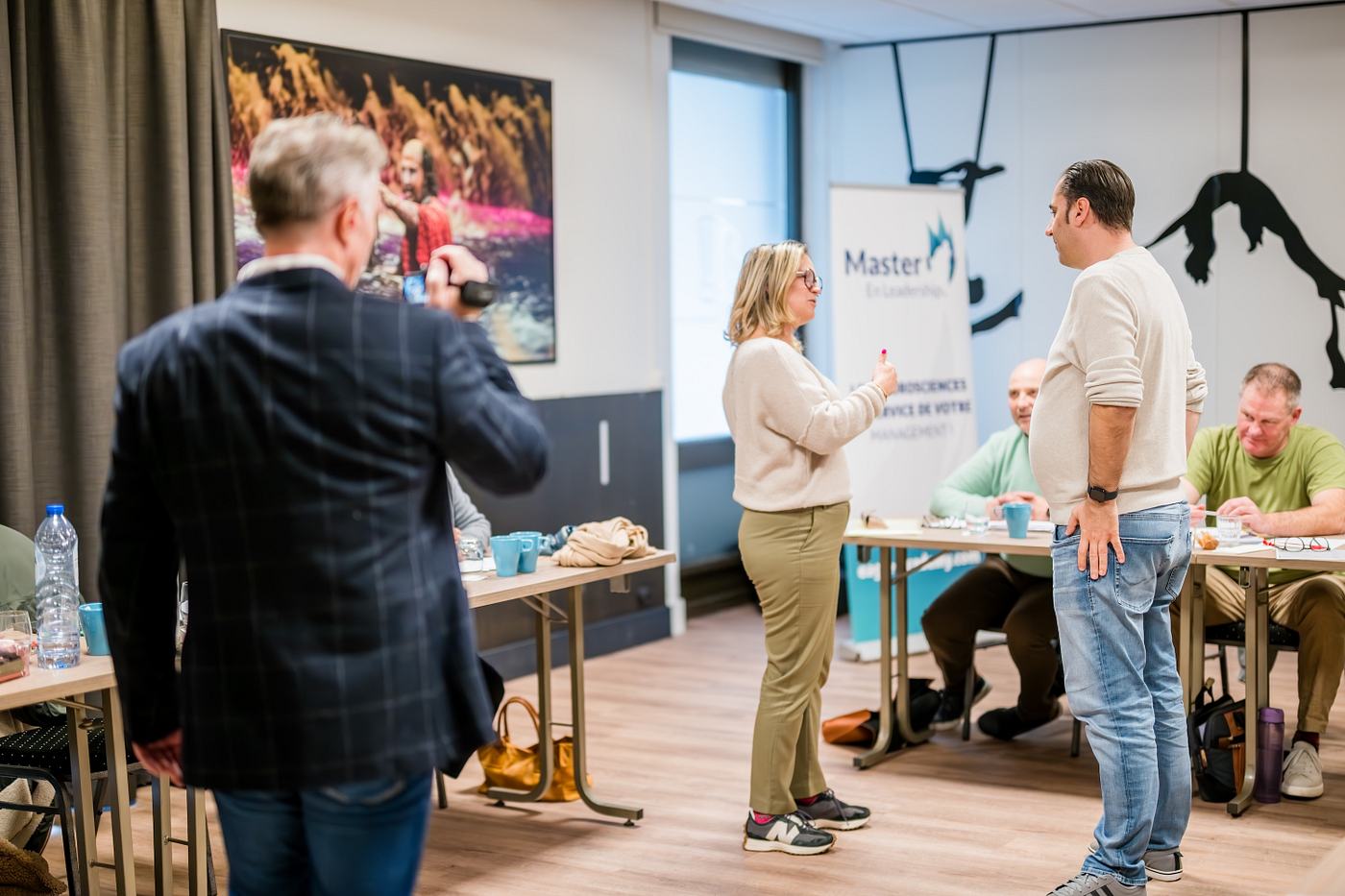 Échanges entre participants pendant NDNDA